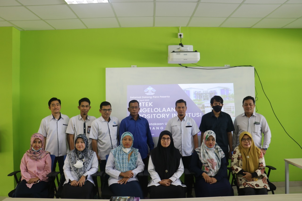 Bimbingan teknis pengelolaan repository uin raden fatah palembang